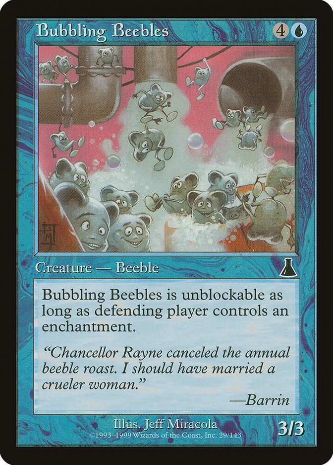 MTG Card Title: Bubbling Beebles UDS/29
