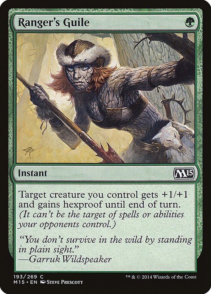 MTG Card Title: Ranger's Guile M15/193