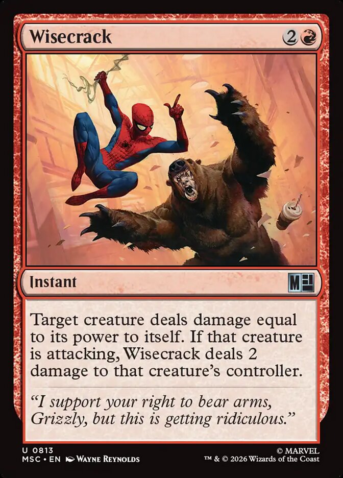 MTG Card Title: Wisecrack MSC/813