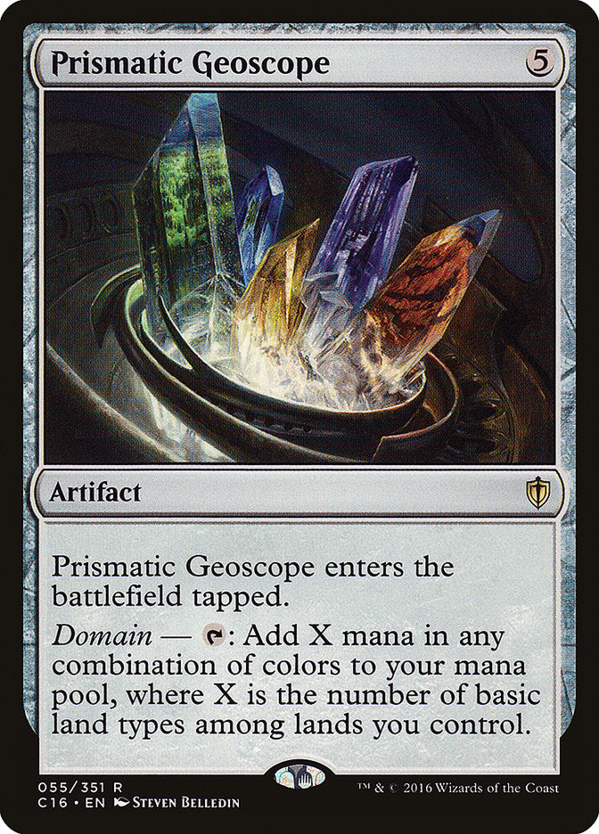 MTG Card Title: Prismatic Geoscope C16/55