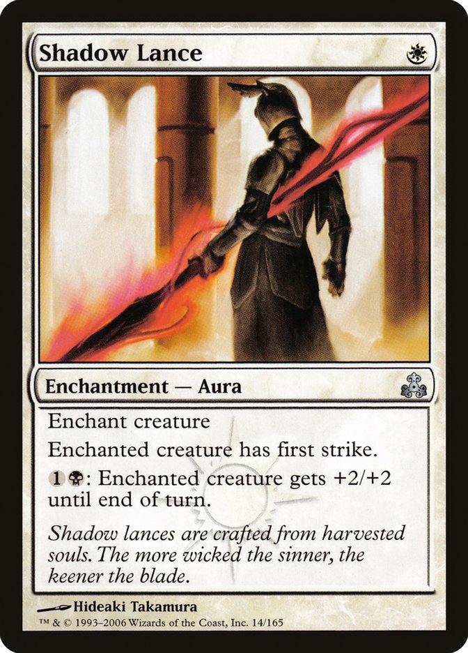 MTG Card Title: Shadow Lance GPT/14