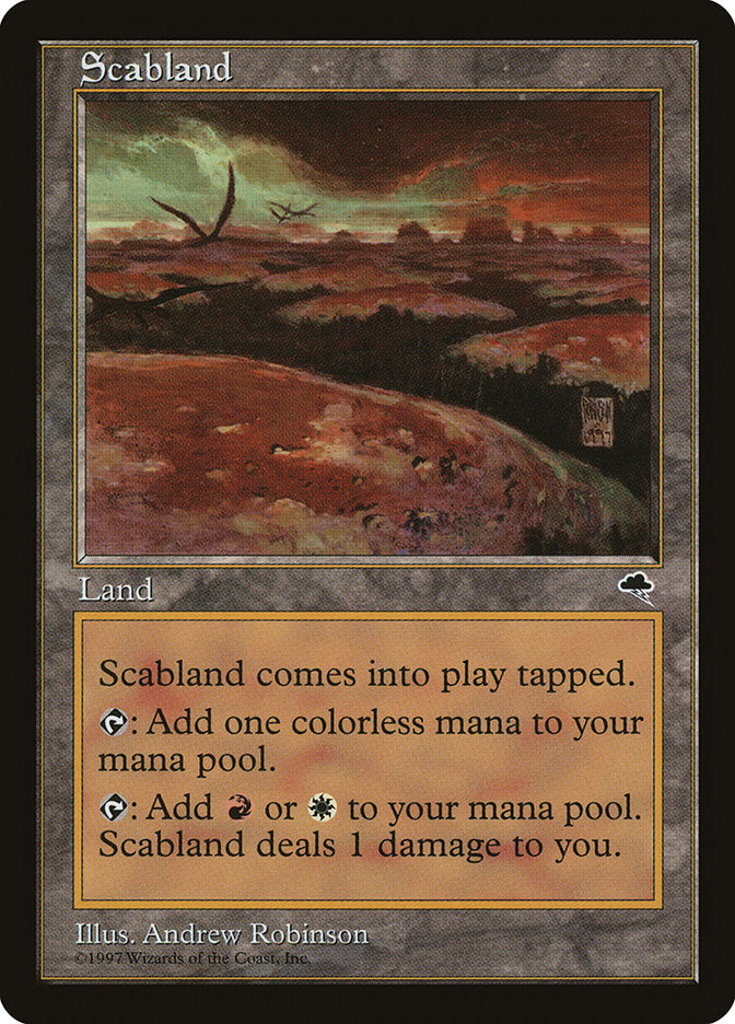 MTG Card Title: Scabland TMP/325