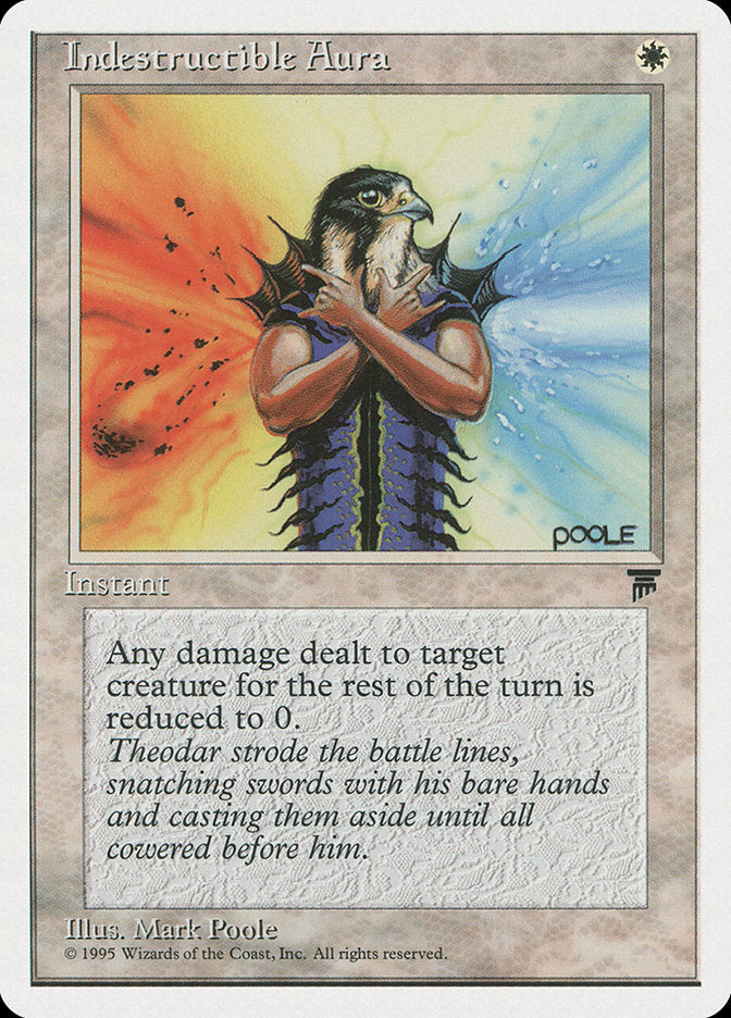 MTG Card Title: Indestructible Aura CHR/7