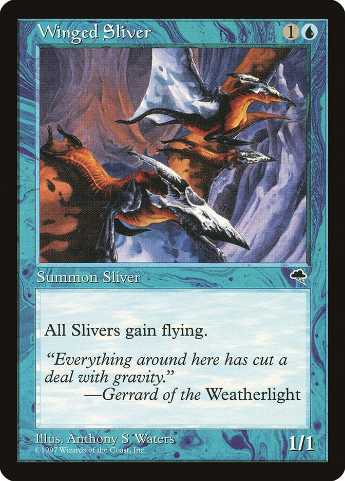 MTG Card Title: Winged Sliver TMP/106