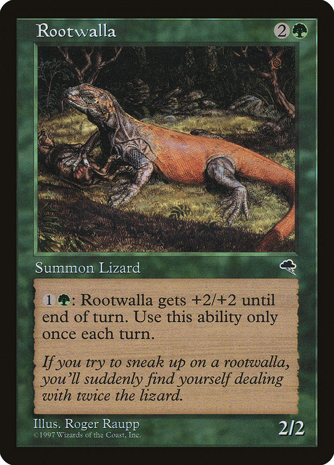 MTG Card Title: Rootwalla TMP/252