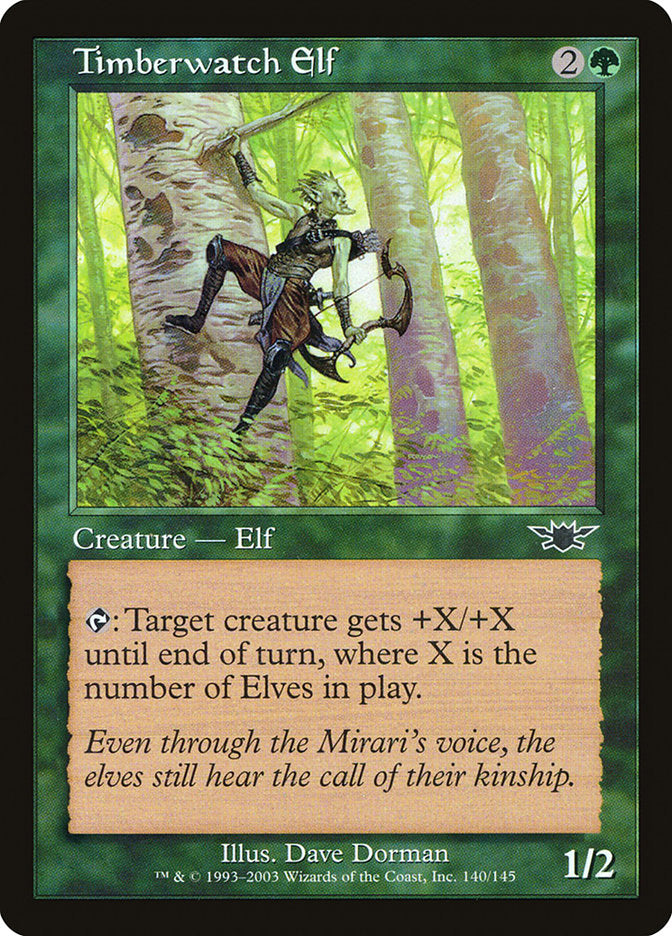 MTG Card Title: Timberwatch Elf LGN/140