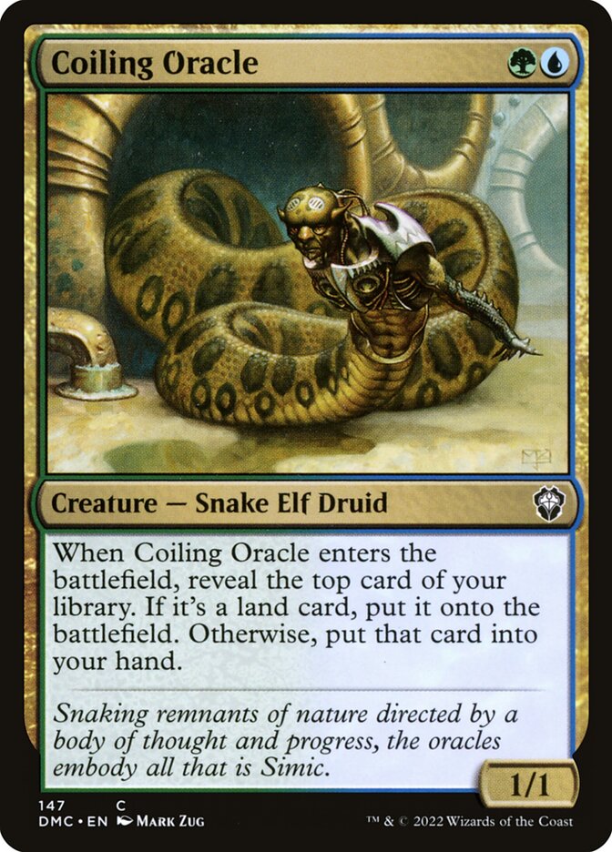 MTG Card Title: Coiling Oracle DMC/147