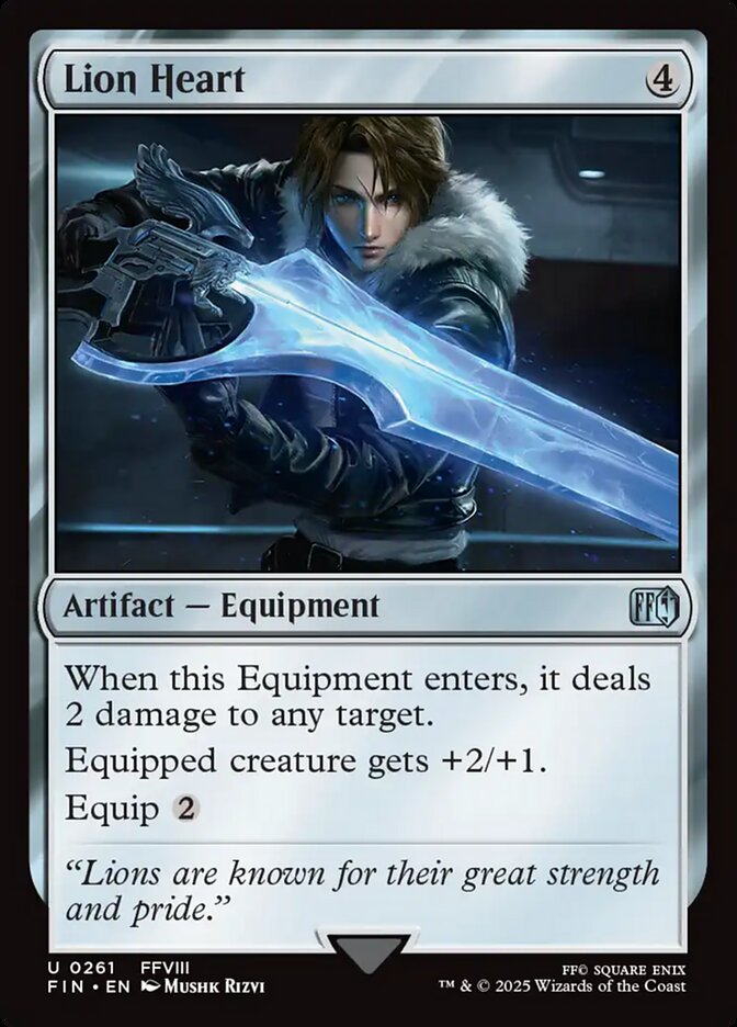 MTG Card Title: Lion Heart FIN/261
