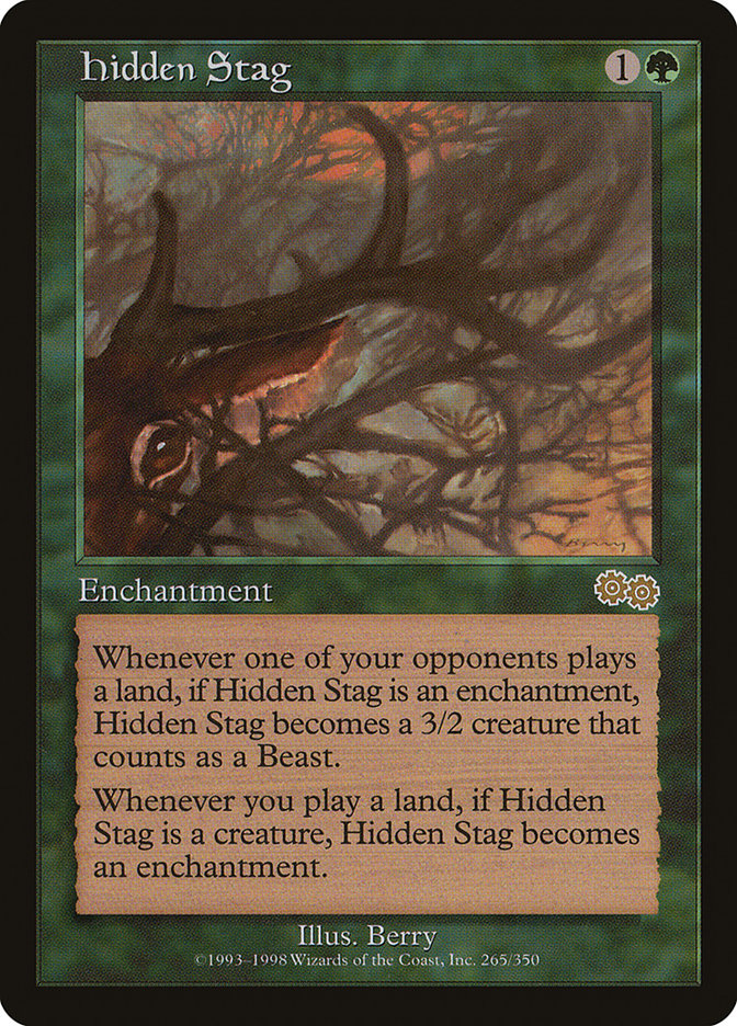 MTG Card Title: Hidden Stag USG/265