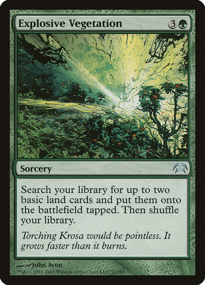 MTG Card Title: Explosive Vegetation HOP/70