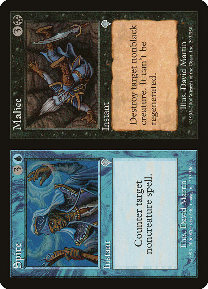 MTG Card Title: Spite // Malice INV/293