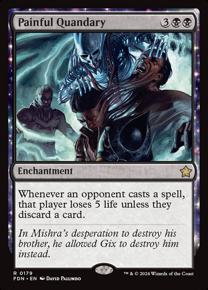 MTG Card Title: Painful Quandary FDN/179