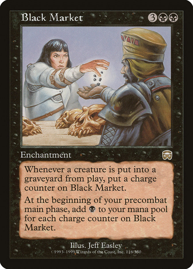 MTG Card Title: Black Market MMQ/116