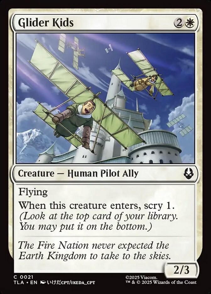 MTG Card Title: Glider Kids TLA/21