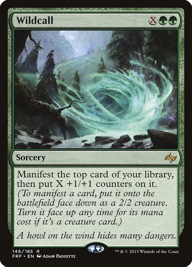MTG Card Title: Wildcall FRF/146