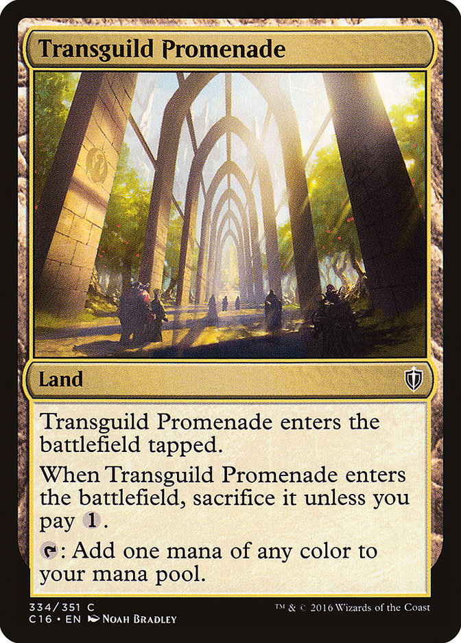 MTG Card Title: Transguild Promenade C16/334