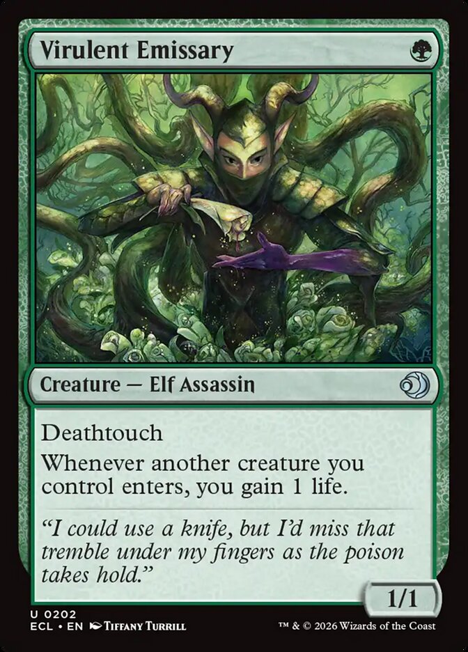 MTG Card Title: Virulent Emissary ECL/202