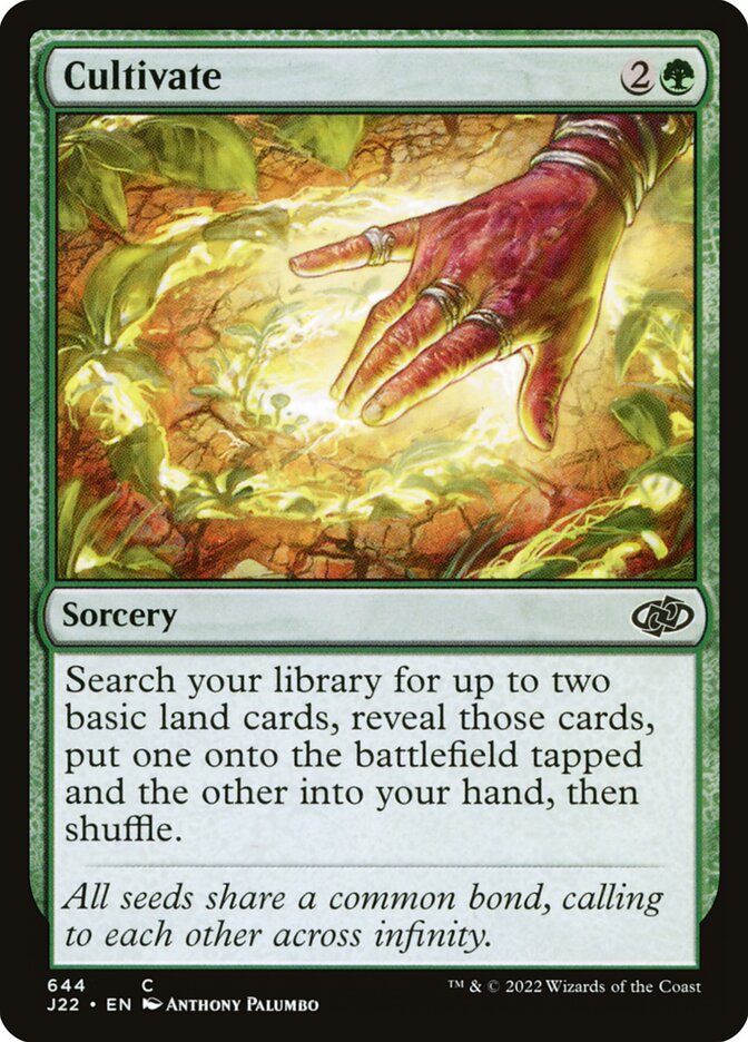 MTG Card Title: Cultivate J22/644