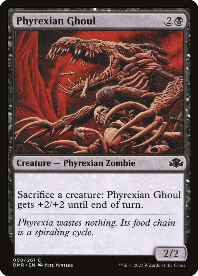 MTG Card Title: Phyrexian Ghoul DMR/98