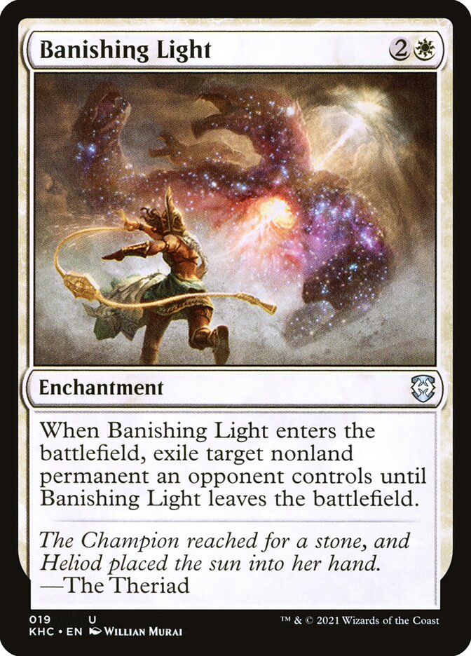 MTG Card Title: Banishing Light KHC/19