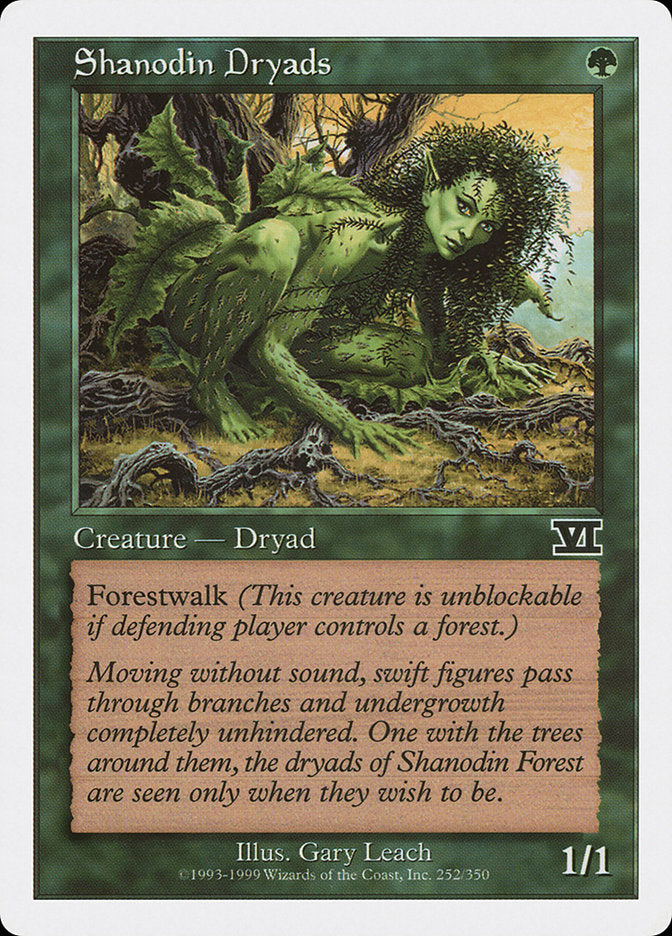MTG Card Title: Shanodin Dryads 6ED/252