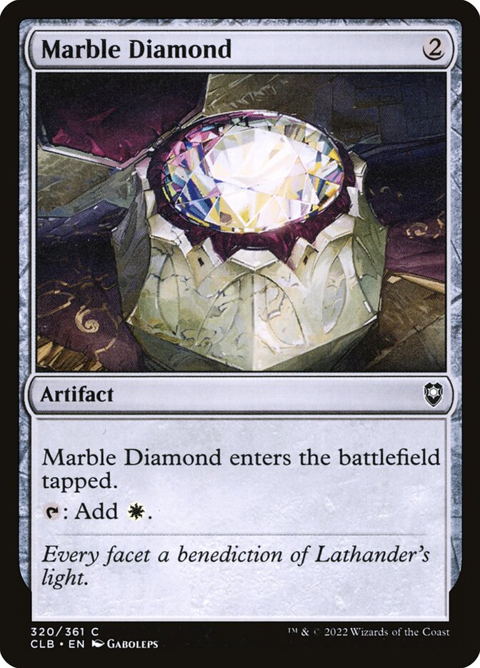 MTG Card Title: Marble Diamond CLB/320