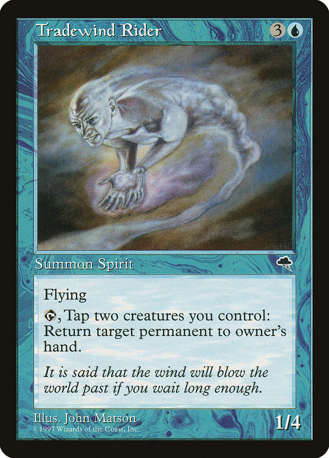 MTG Card Title: Tradewind Rider TMP/98