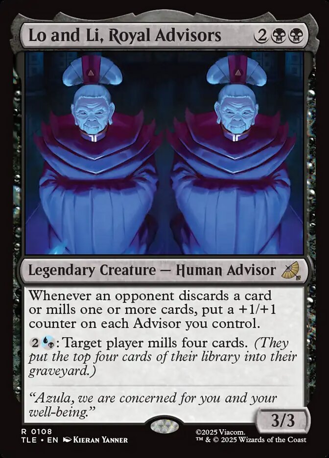 MTG Card Title: Lo and Li, Royal Advisors TLE/108