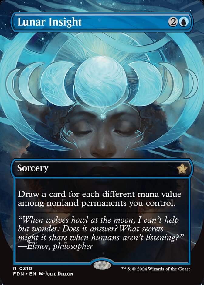 MTG Card Title: Lunar Insight FDN/310
