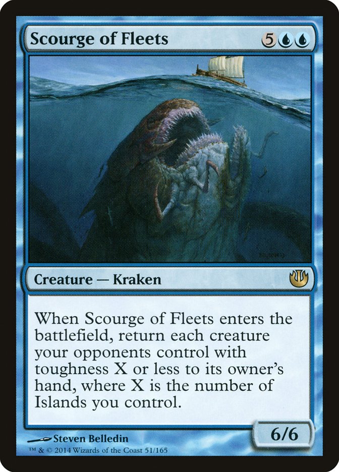 MTG Card Title: Scourge of Fleets JOU/51