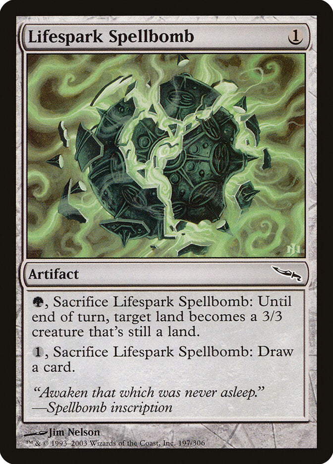 MTG Card Title: Lifespark Spellbomb MRD/197