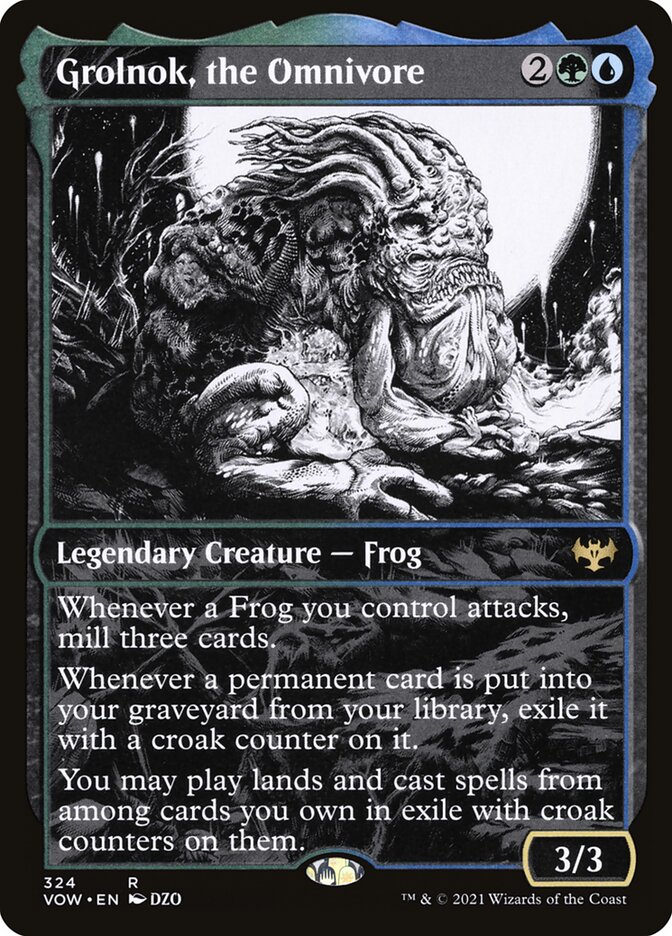 MTG Card Title: Grolnok, the Omnivore VOW/324