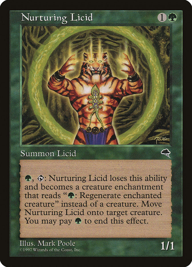 MTG Card Title: Nurturing Licid TMP/242