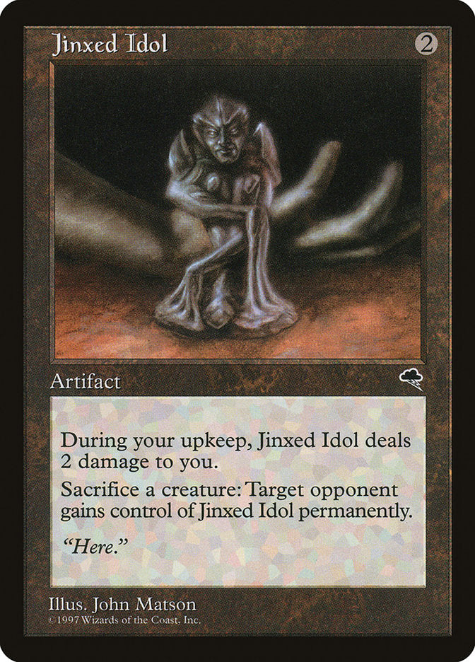 MTG Card Title: Jinxed Idol TMP/293