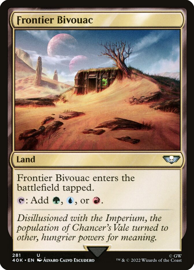MTG Card Title: Frontier Bivouac 40K/281