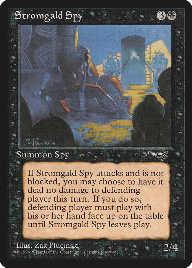 MTG Card Title: Stromgald Spy ALL/62