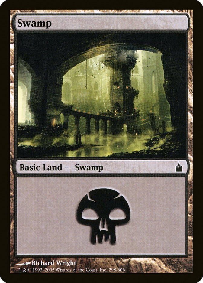 MTG Card Title: Swamp RAV/298