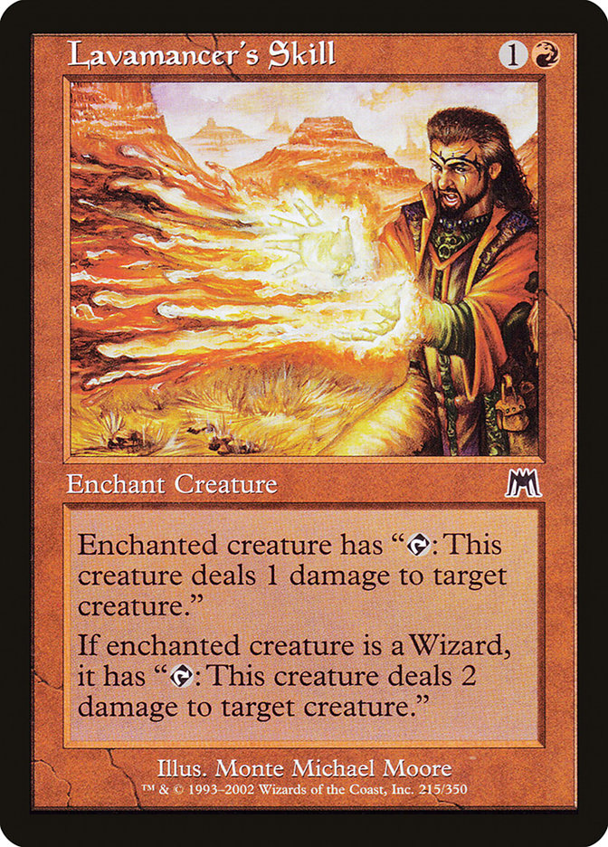 MTG Card Title: Lavamancer's Skill ONS/215