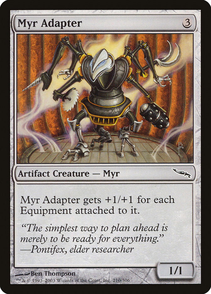 MTG Card Title: Myr Adapter MRD/210
