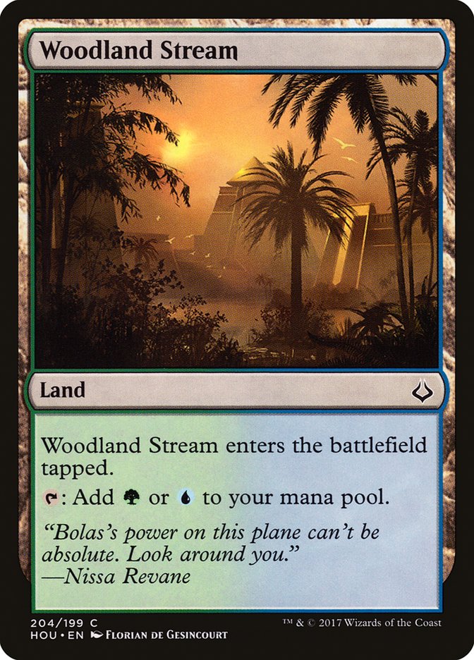 MTG Card Title: Woodland Stream HOU/204