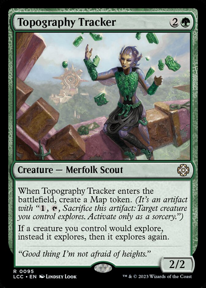 MTG Card Title: Topography Tracker LCC/95