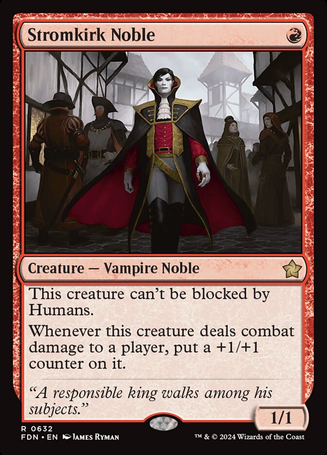 MTG Card Title: Stromkirk Noble FDN/632