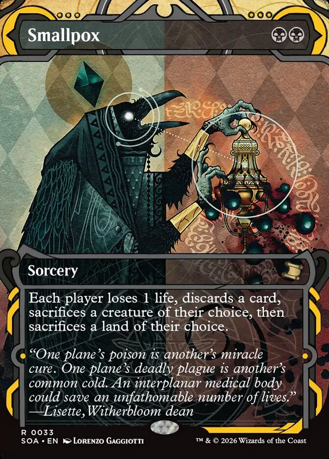 MTG Card Title: Smallpox SOA/33