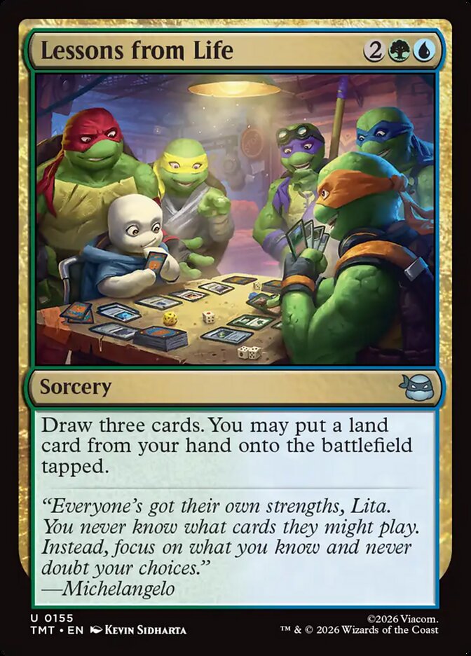 MTG Card Title: Lessons from Life TMT/155