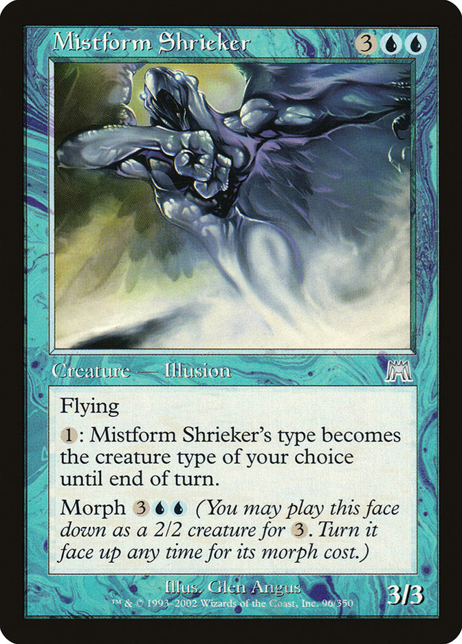 MTG Card Title: Mistform Shrieker ONS/96