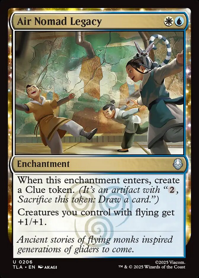 MTG Card Title: Air Nomad Legacy TLA/206