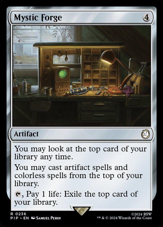 MTG Card Title: Mystic Forge PIP/236