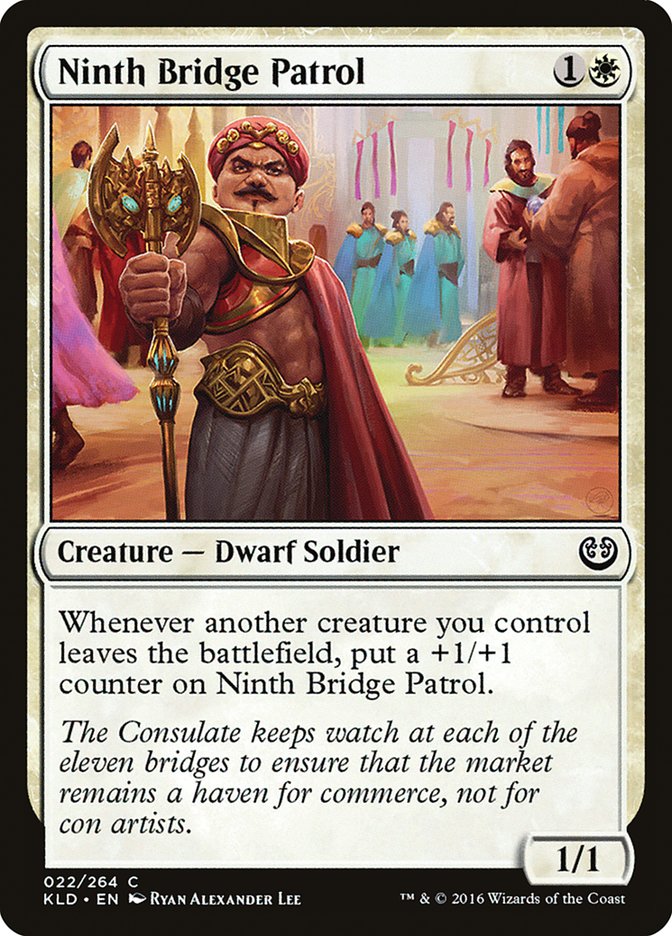 MTG Card Title: Ninth Bridge Patrol KLD/22
