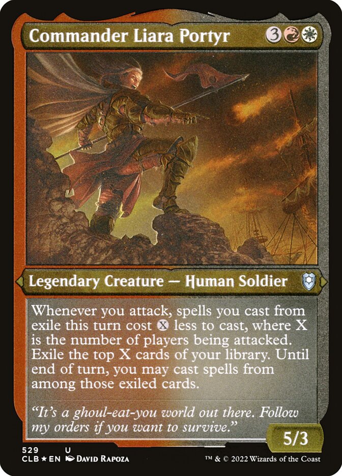 MTG Card Title: Commander Liara Portyr CLB/529