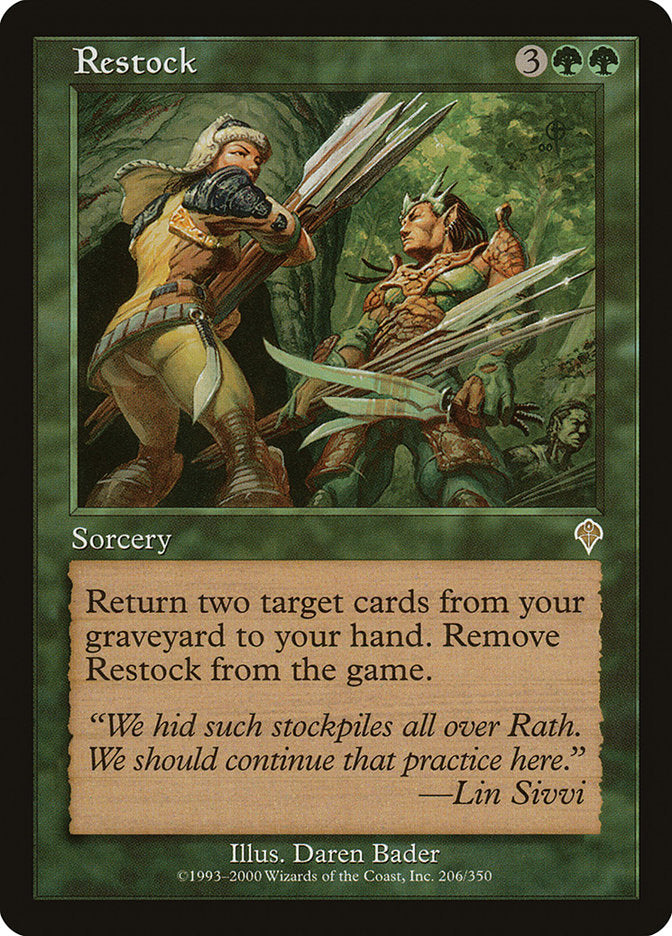 MTG Card Title: Restock INV/206